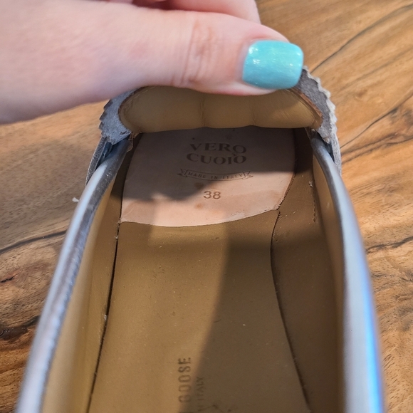 Golden Goose Jerry Metallic Silver Penny Loafer - Picture 12 of 16